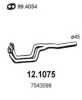 FIAT 7543098 Exhaust Pipe